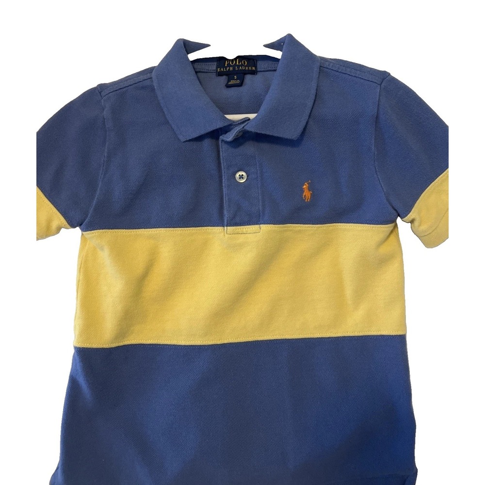 Ralph Lauren Polo Boys Short Sleeve Shirt Size 5 Back To school - Picture 1 of 5